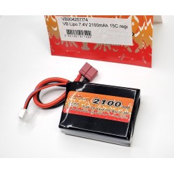 VB Power Li-Po 7.4V 2100mAh 15C Battery - Regular