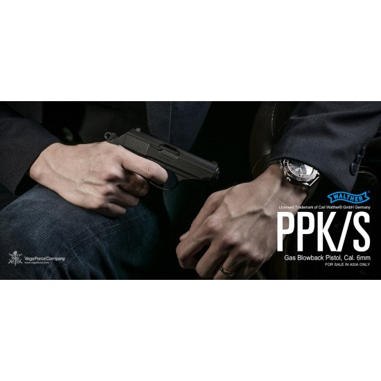 Umarex (VFC) Walther PPK-S Licensed Gas Blowback Pistol