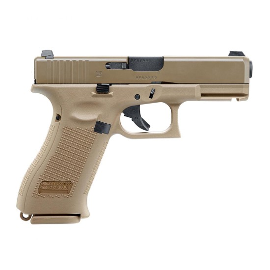 Umarex (VFC) Glock 19X Fully Licensed Gas Blowback Pistol - Tan