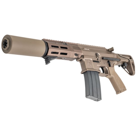 [Pre-Order] VFC Maxim Defense PDX-SD Suppressed M4 AEG Rifle - Gate Aster Optical - Tan