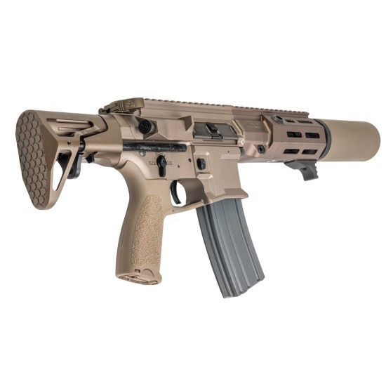 [Pre-Order] VFC Maxim Defense PDX-SD Suppressed M4 AEG Rifle - Gate Aster Optical - Tan