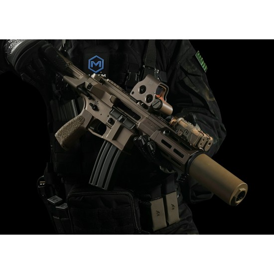 [Pre-Order] VFC Maxim Defense PDX-SD Suppressed M4 AEG Rifle - Gate Aster Optical - Tan