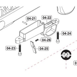 VFC M40A5 REPLACEMENT PART VGS2SPG005 #04-26 - Mag Catch Spring