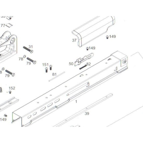 WE L85 GBBR Original Replacement Part #82