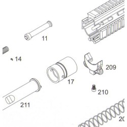 WE 416 ORIGINAL REPLACEMENT PART #17 - BARREL NUT