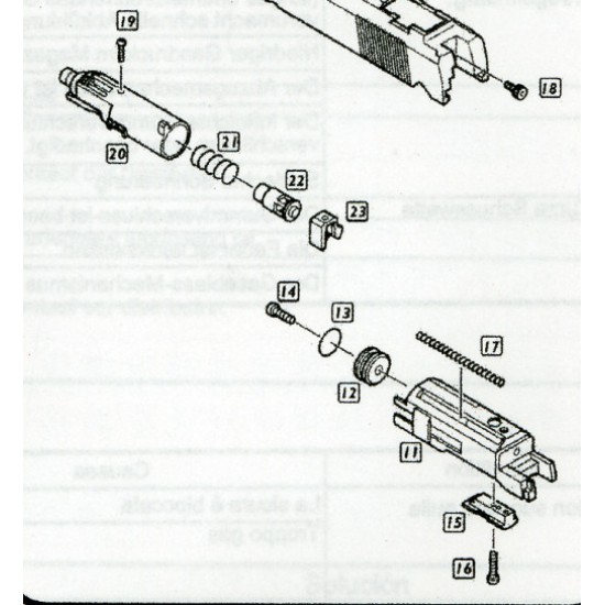 WE HI CAPA PART #11 BLOWBACK HOUSING