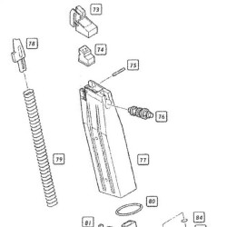 WE HI-CAPA 5.1 REPLACEMENT PART #74 GAS ROUTE
