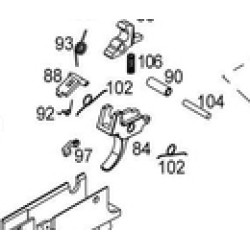 WE AK ORIGINAL PART - #102 - RIGHT SPRING