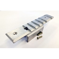 WE HI-CAPA 7" DRAGON FRONT RAIL - SILVER