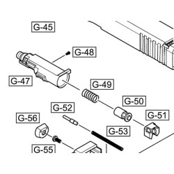 WE G17 REPLACEMENT LOADING NOZZLE ASSEMBLY - PART #47-51