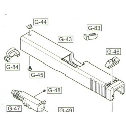WE GLOCK G18C REPLACEMENT PART #84 - RECOIL BUFFER