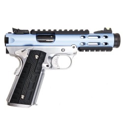 WE GALAXY 1911 SERIES GAS BLOWBACK PISTOL - BLUE, SILVER