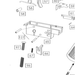 WE M4 GBB Replacement Part # 127 - Trigger Box Pin