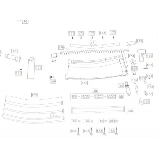 WE M4 (CB) Replacement Part #166