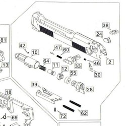 WE M92 ORIGINAL PART #62 - NOZZLE SPRING