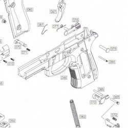 WE M92 NEW GEN REPLACEMENT PART #44 - FRAME