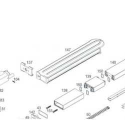 WE P90 / TA2015 ORIGINAL PART #137 - MAGAZINE BOTTOM PLATE