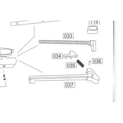 WE PDW PART # 34, 35, 36, 37 CHARGING HANDLE