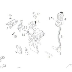 WE PX4 BULLDOG REPLACEMENT PART #17 - DISCONNECTOR