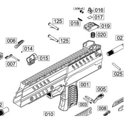 WE SMG8 ORIGINAL PART #125 - RECEIVER PIN
