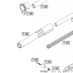WE TT33 REPLACEMENT PART #T-46 OUTER BARREL