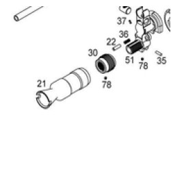 WE AK PART #21 FLASH HIDER