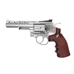 Win Gun Model 701 4" CO2 Revolver - Silver