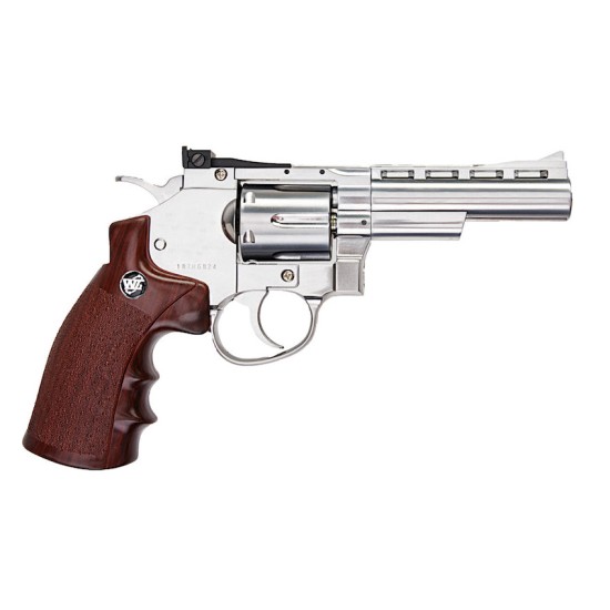 Win Gun Model 701 4" CO2 Revolver - Silver