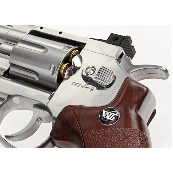 Win Gun Model 701 4" CO2 Revolver - Silver