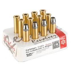 GUN HEAVEN 6MM BB SHELLS FOR WINGUN REVOLVERS - 12PCS