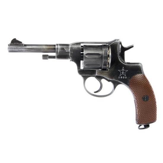 Win Gun 4" Nagant M1895 CO2 Revolver - Weathered Version