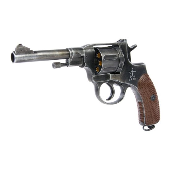 Win Gun 4" Nagant M1895 CO2 Revolver - Weathered Version