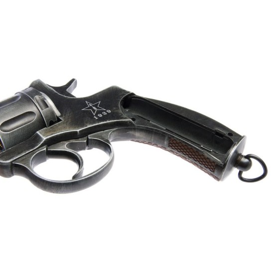 Win Gun 4" Nagant M1895 CO2 Revolver - Weathered Version