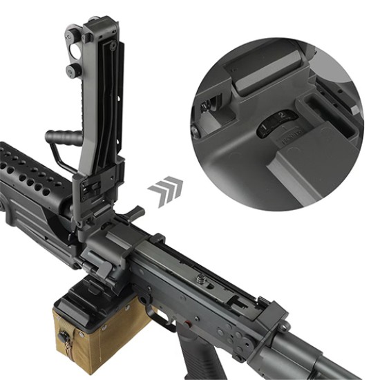 [Pre-Order] Cybergun FN Licensed M249 SAW Paratrooper LMG AEG w/ Dual Motor