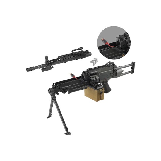 [Pre-Order] Cybergun FN Licensed M249 SAW Paratrooper LMG AEG w/ Dual Motor
