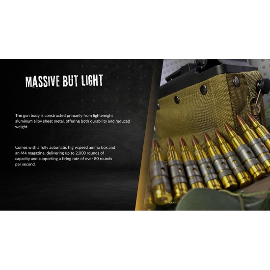 [Pre-Order] Cybergun FN Licensed M249 SAW LMG AEG w/ Dual Motor