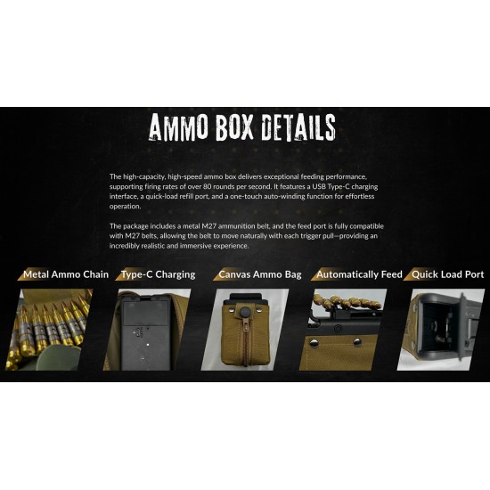 [Pre-Order] Cybergun FN Licensed M249 SAW LMG AEG w/ Dual Motor