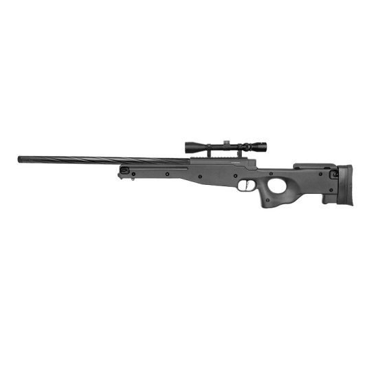 [Pre-Order] Well Pro L96A1 / AWM Spring Power Bolt Action Sniper Rifle Set - MB01DU, Olive Drab