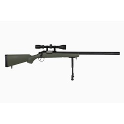 [Pre-Order] Well Pro M700 Spring Power Bolt Action Sniper Rifle Set - MB03DU, Olive Drab