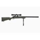 [Pre-Order] Well Pro M700 Spring Power Bolt Action Sniper Rifle Set - MB03DU, Olive Drab
