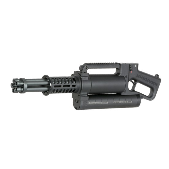 Well Pro Micro Mini Gun "PLUS" Rotary Gatling AEG