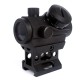 B Style TRS 1x 25 Micro Red Dot Sight with Riser Mount