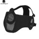 Emerson Gear Battlefield Elite Steel Lower Mesh Mask with Ear Protection - Black