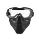 ANT Style Tactical GOGGLE AND MASK W/ HELMET STRAPS - Black