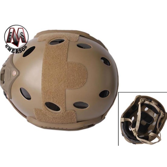 Emerson Gear FAST PJ TYPE Tactical Helmet with Adjustable Dial - DE