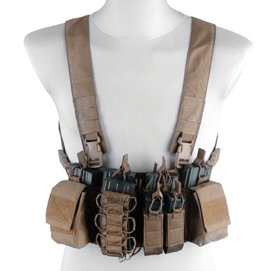 EMERSON Gear HSP STYLE D3CR TACTICAL CHEST RIG - COYOTE BROWN